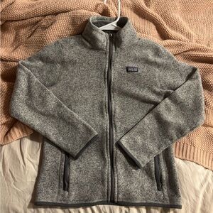 Patagonia Heather Gray Fleece Jacket